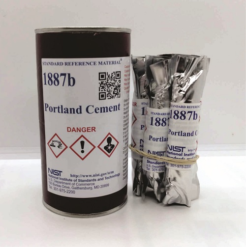 Mẫu chuẩn xi măng NIST SRM 1887b Portland Cement 5 vials x 4 g, NIST USA
