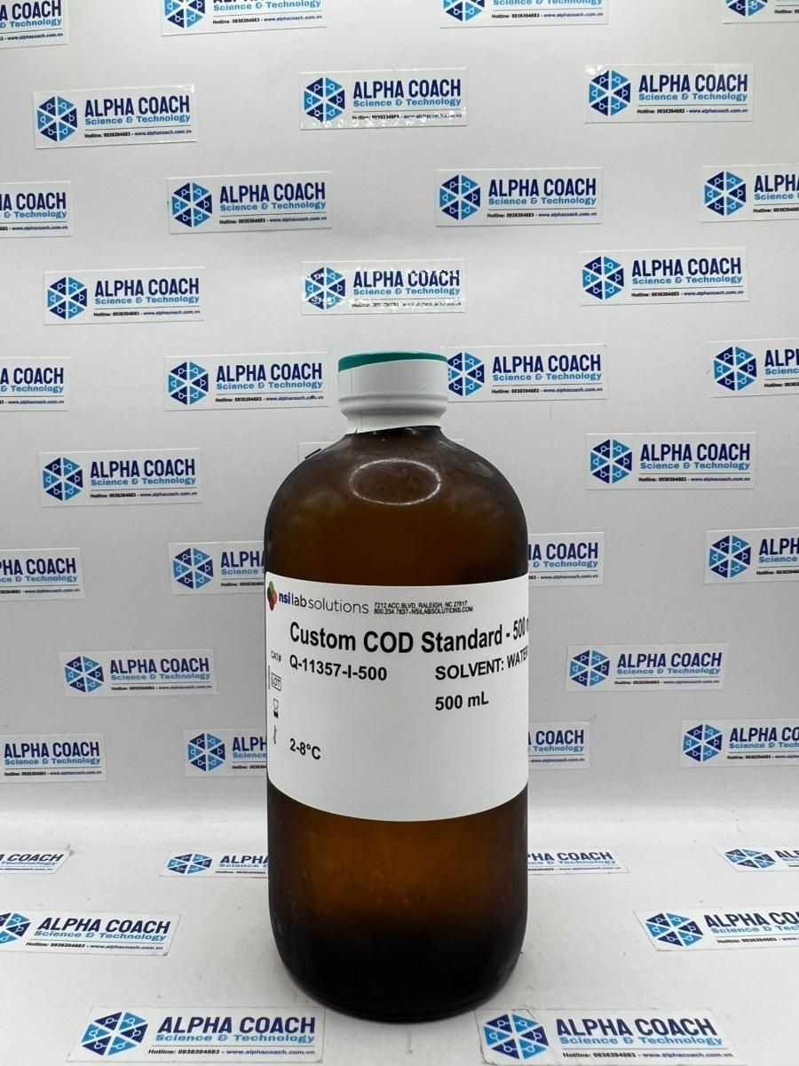 Dung dịch chuẩn COD 500mg/L, Chai 500ml, Hãng NSI-Mỹ