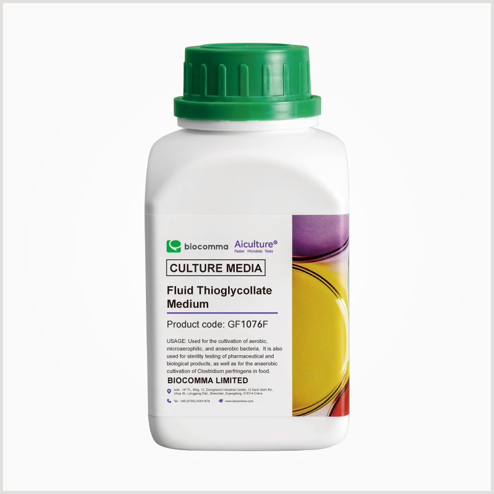 Môi trường vi sinh Fluid Thioglycollate Medium, Hãng Biocomma, China