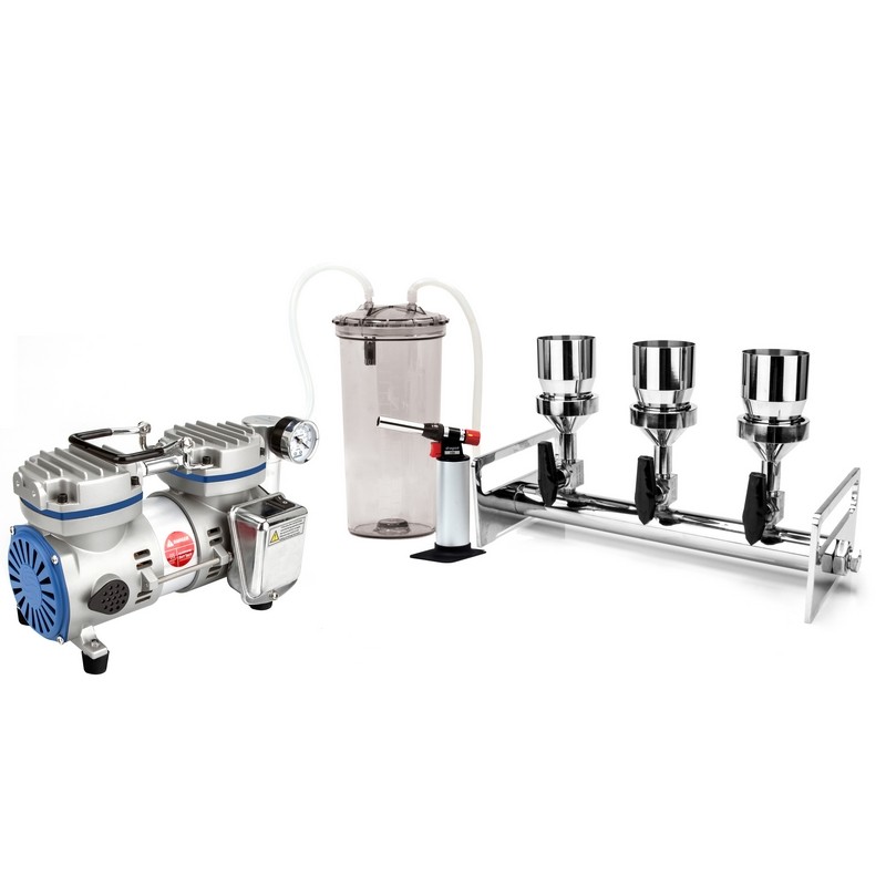 Bộ lọc Manifold 3 nhánh, bằng thép không gỉ, BioVac333 (3 x 300ml), Hãng Wiggens GmbH