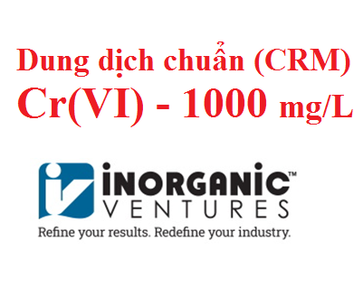 Dung dịch chuẩn Crom(6) (Cr +6) 1000 ug/ml, lọ 125ml,hãng IV, Mỹ 