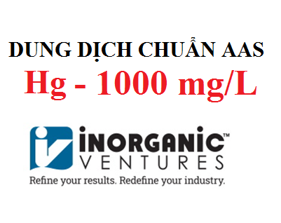 Chất chuẩn đo Thủy ngân (Hg)-AAHG, lọ 125ml, hãng IV, Mỹ 