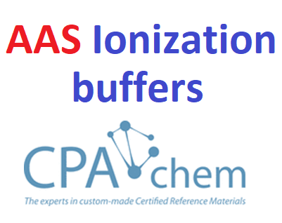 Dung dịch đệm Ion hóa (Ionization buffers) được sử dụng để triệt tiêu các can nhiễu vật lý, ion và hóa học trong phân tích AAS bằng ngọn lửa