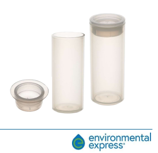 Lọ Vial 7mL kèm nắp xuyên cho bộ bơm mẫu tự động Dionex AS50, hộp 250 cái, Environmental Express, USA
