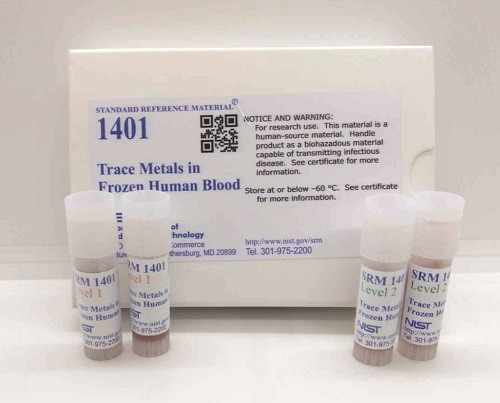 Mẫu chuẩn các kim loại Cr, Co, Mn, Mo, Ni trong nền mẫu máu người 4 vials x 1.6 mL (SRM 1401 Trace Metals in Frozen Human Blood), NIST, USA