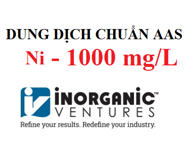 Dung dịch chuẩn Niken (Ni) 1000 ug/ml, lọ 125ml,  hãng IV, Mỹ 