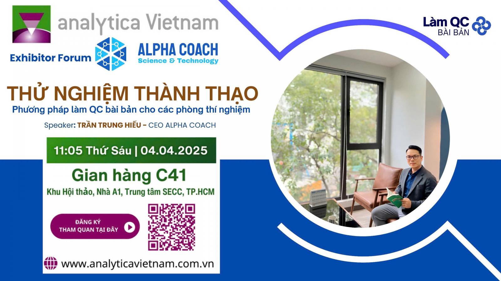 THỬ NGHIỆM THÀNH THẠO - PHƯƠNG PHÁP LÀM QC BÀI BẢN CHO CÁC PHÒNG THÍ NGHIỆM