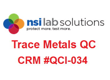 CRM #QCI-034 - Mẫu chuẩn (CRM) kim loại 2x21ml, Hãng NSI, USA