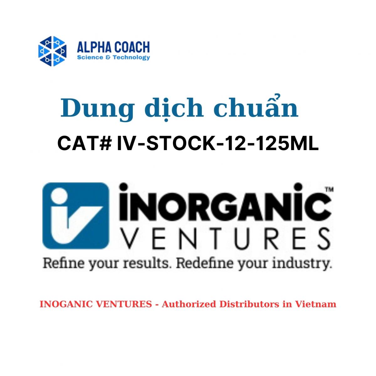 Dung dịch chuẩn Surface Water Calibration/Quality Control Standard, Hãng IV-Mỹ