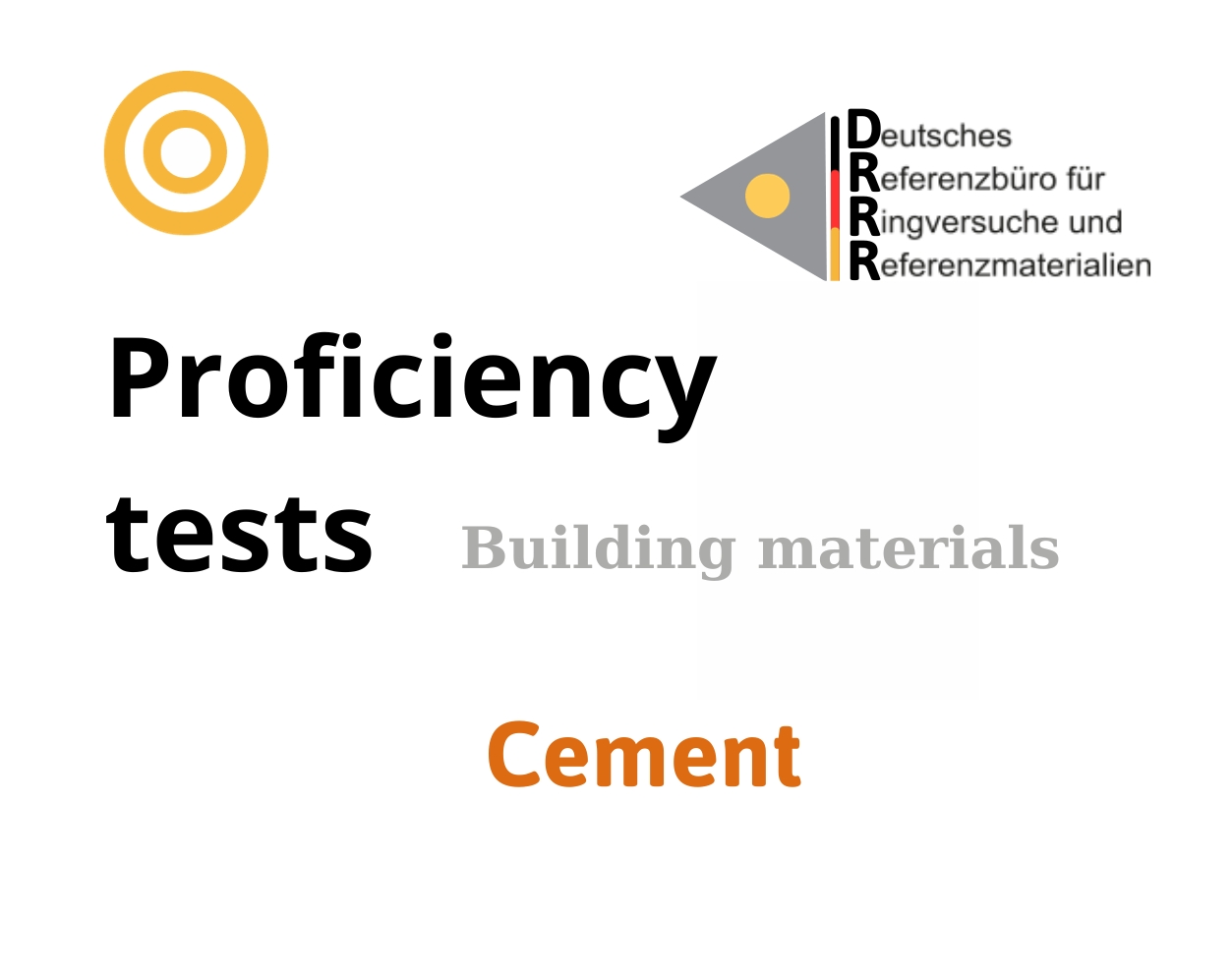 Thử nghiệm thành thạo (ISO 17043) các thông số trên nền mẫu xi măng, Hãng DRRR, Đức