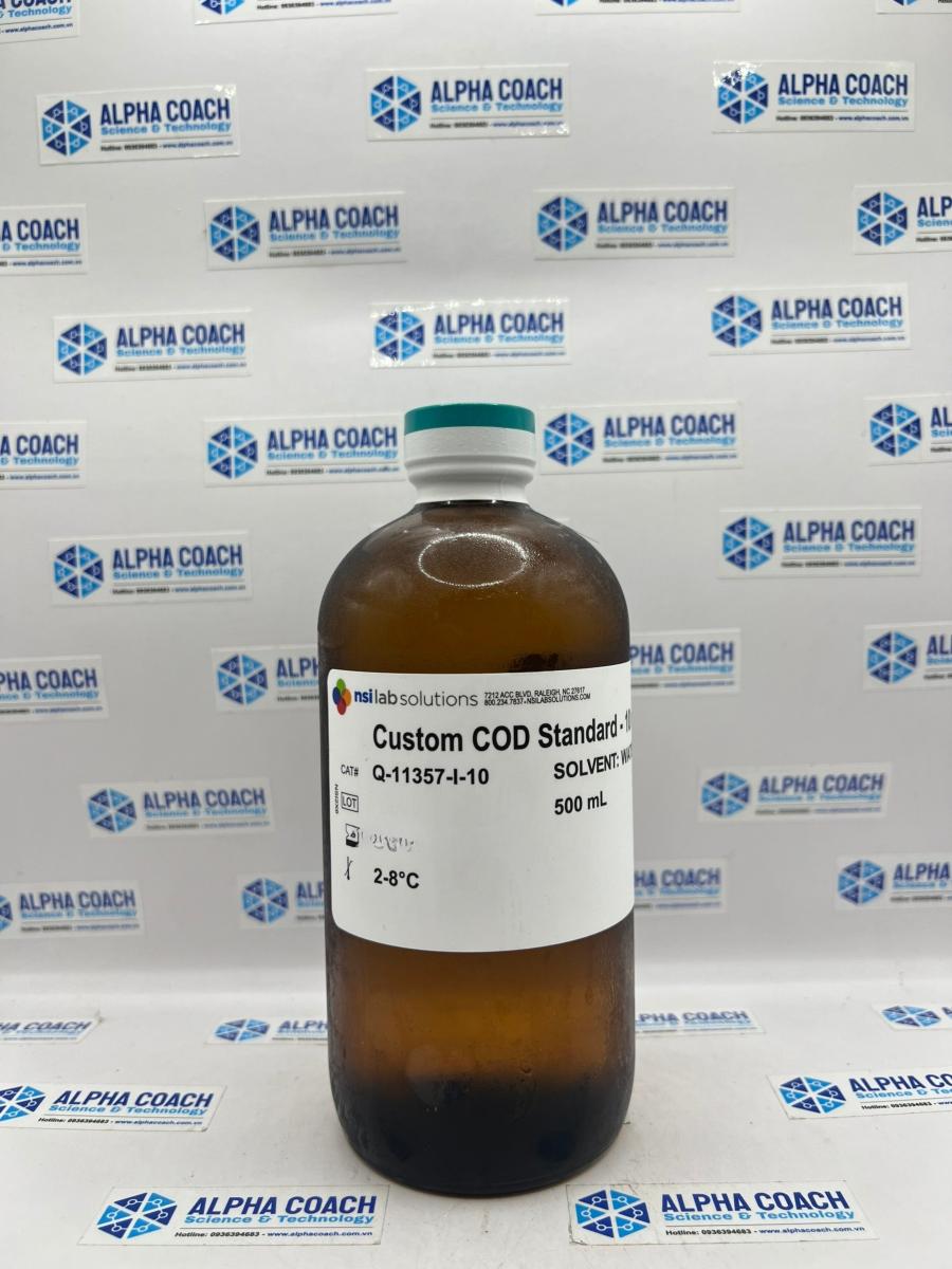Dung dịch chuẩn COD 10mg/L,Chai 500ml, Hãng NSI-Mỹ