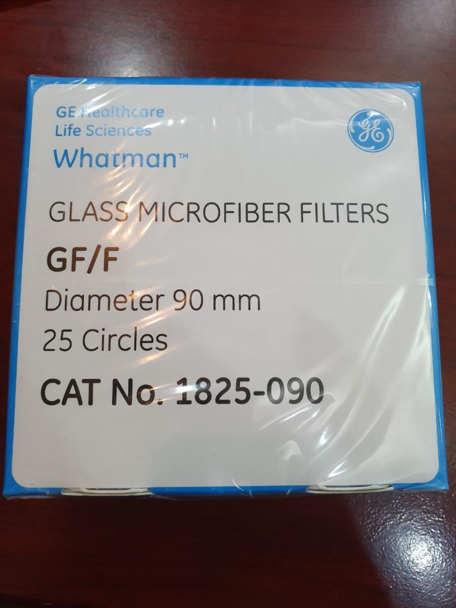 Màng lọc sợi thủy tinh GF/F 0.7um, 90mm Whatman Màng lọc sợi thủy tinh GF/F 0.7um, 90mm Whatman, lọc kết tủa Protein mịn