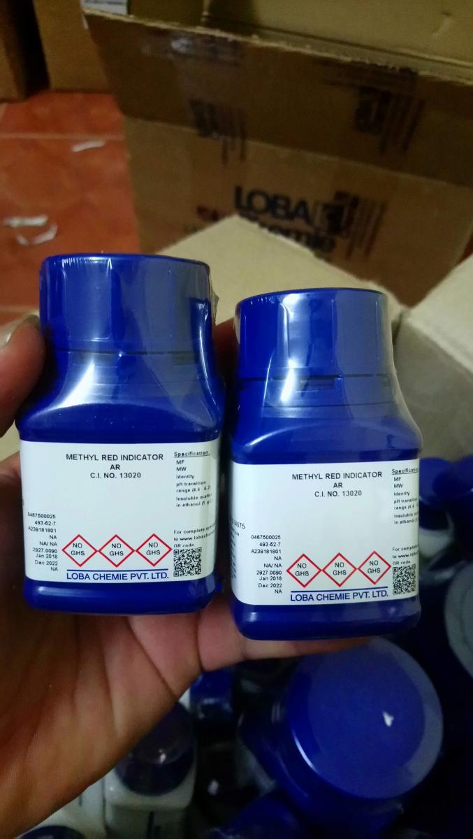 Hóa chất METHYL RED INDICATOR GR C.I.No.13020              