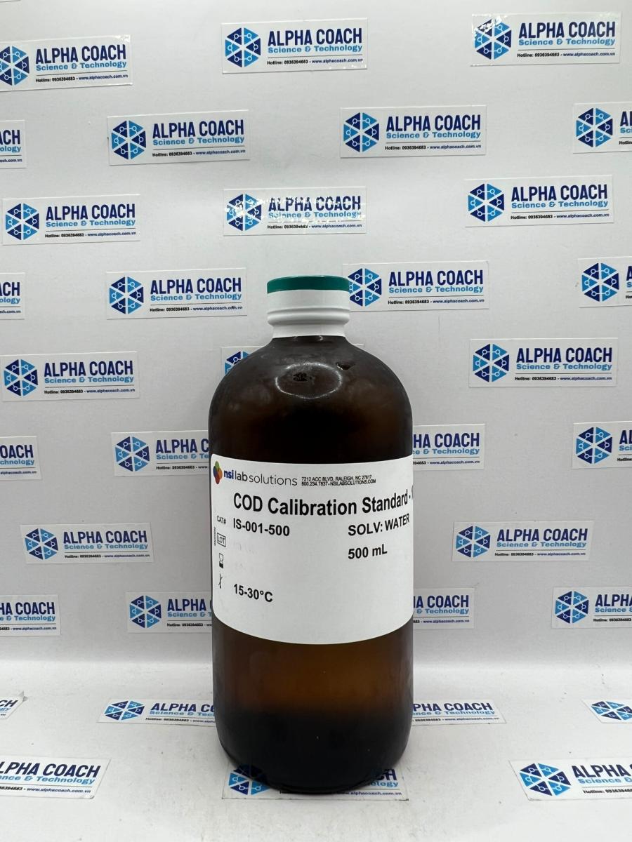 Dung dịch chuẩn COD 1000mg/L, Chai 500ml, Hãng NSI-Mỹ